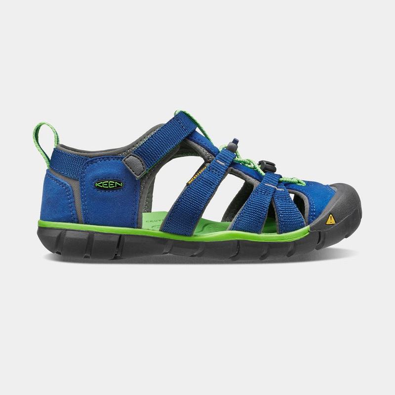 Sandalias Keen Seacamp II Cnx Para Niños Azules/Verdes - Sandalias Keen Mexico (486712-ZXH)